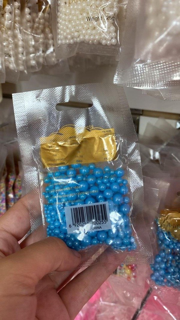 Producto - Perla comestible turquesa