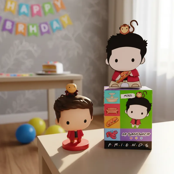 Producto - Caja Mc Donalds + Paper Toy ROSS (en PDF)