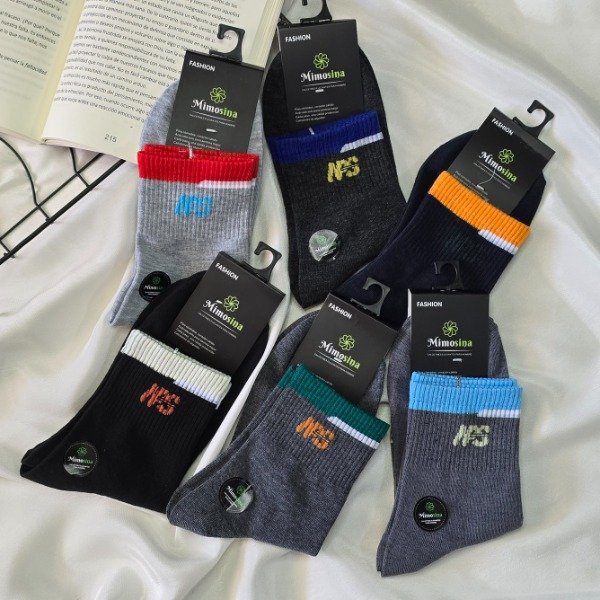 Producto - MEDIAS 3/4 ELEGANTES DE HOMBRE MIMOSINA (x6)