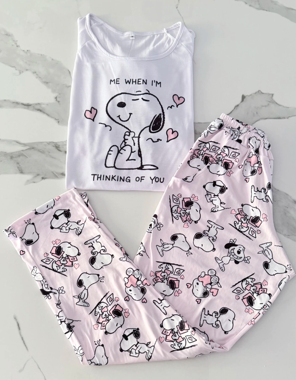 Producto - Pijama Snoopy Rosa