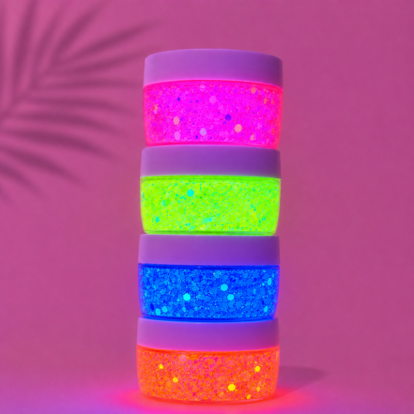Producto - Glitter en Gel Neón Camaleón x 4 un