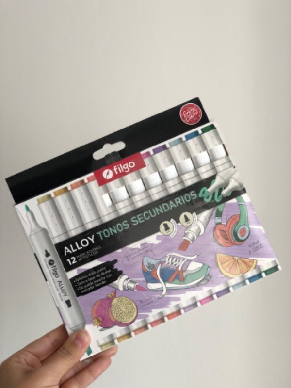 Producto - Marcadores Filgo Alloy x12 Tonos Secundarios