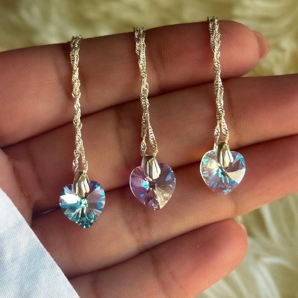 Producto - Dije corazón Swarovski (cod.754)