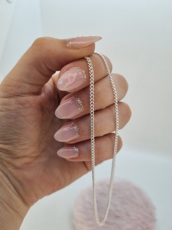 Producto - Cadena acero blanco yxx642 40cm