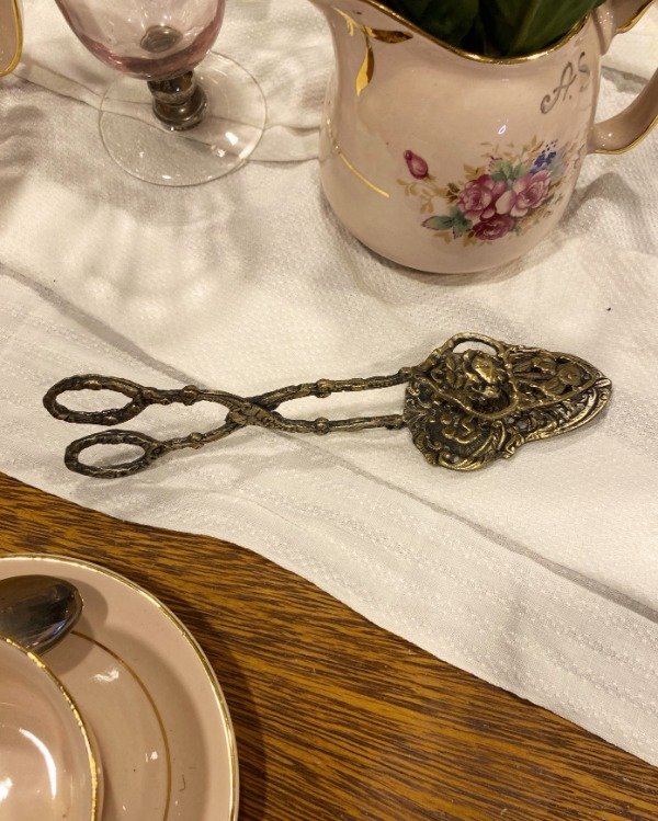 Producto - Pinza Para Torta O Comida De Bronce