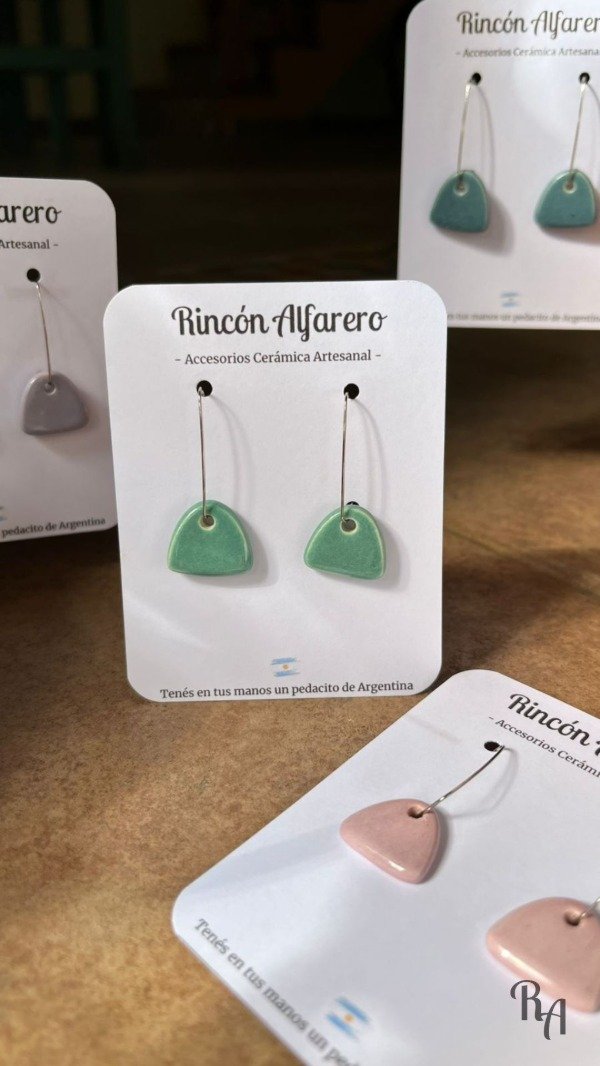 Producto - Pendientes Buenos Aires - semicírculos chicos varios colores