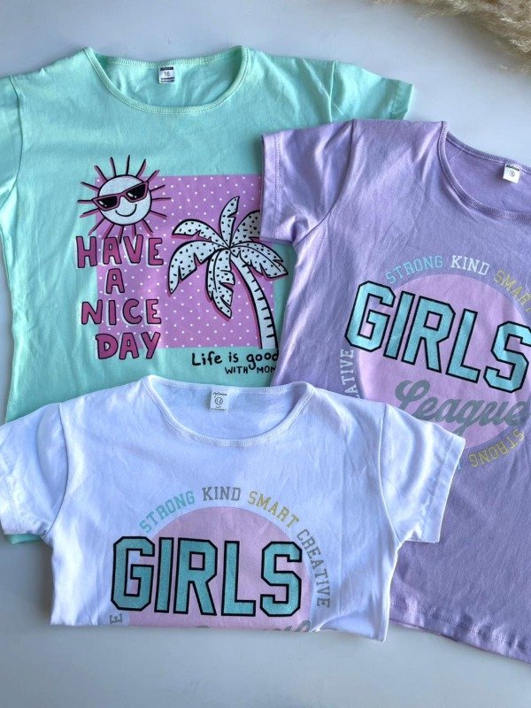 Producto - REMERA GIRLS BLANCO - COD 843