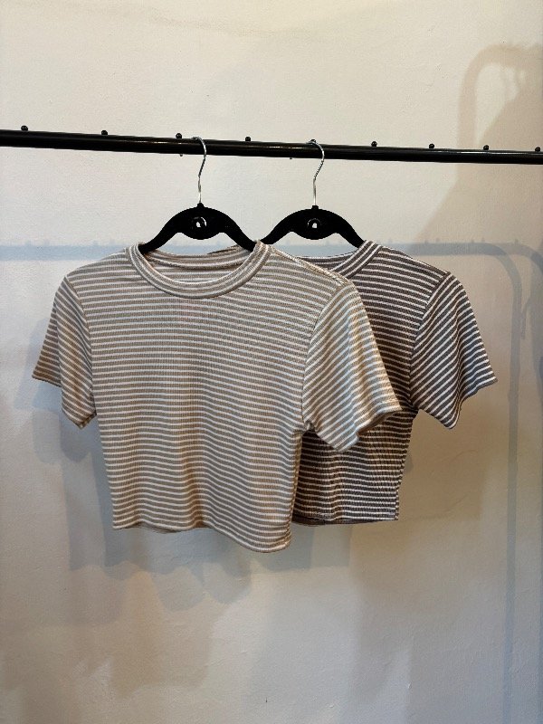 Producto - Remera crop rayas