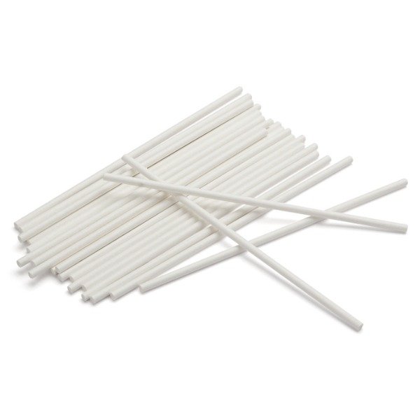 Producto - Palito de chupetin blanco 15cm x50U