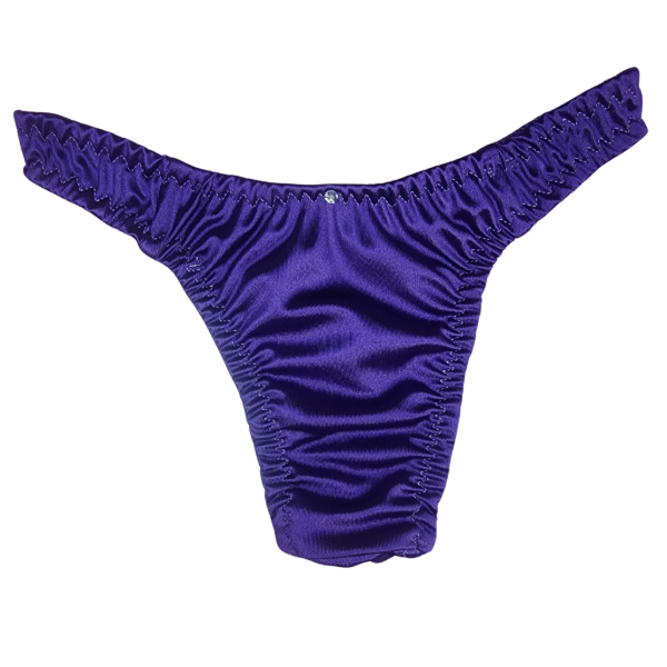Producto - Bombacha Trucadora Less Satén Violeta - Fit Firme - lencería trans
