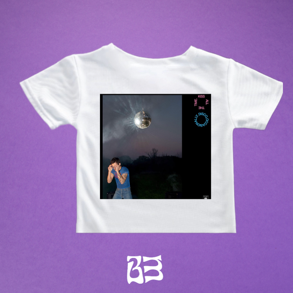 Baby tee - kiss all the time. disco, occasionally — imagen 2