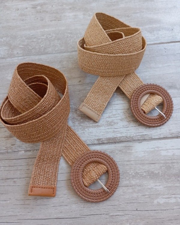 Producto - Cinturón DAKAR rafia elastizado