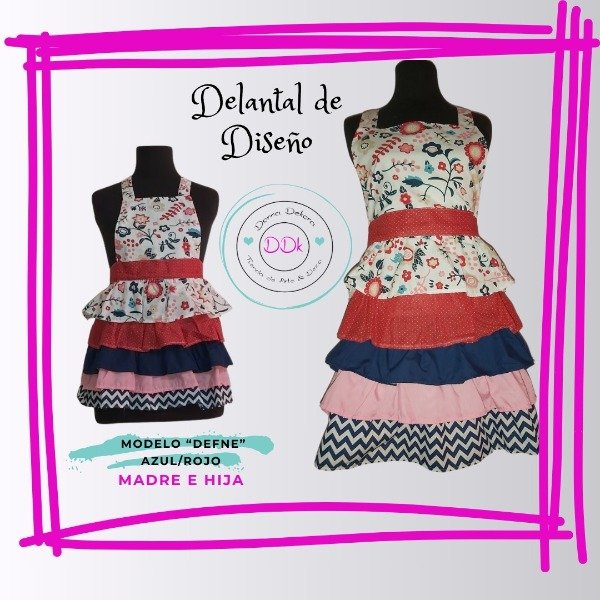 Producto - Delantal de Diseño - Modelo Defne  y Mini Defne