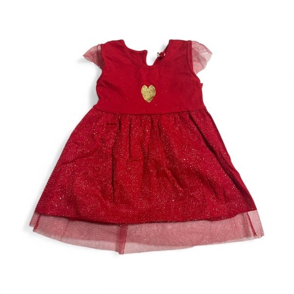 Producto - Vestido corazón dorado