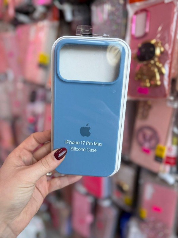 Producto - Silicone case Iphone 17 pro max azure