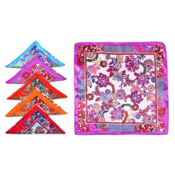 Producto - PAÑUELO DE SEDA LA CHAPELLE 50X50CM 6652