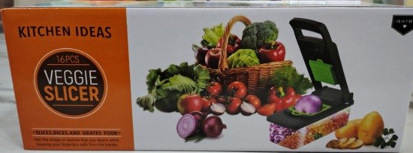 Producto - Cortador Picador Mandolina Rebanador Verduras Cocina 16 Pcs