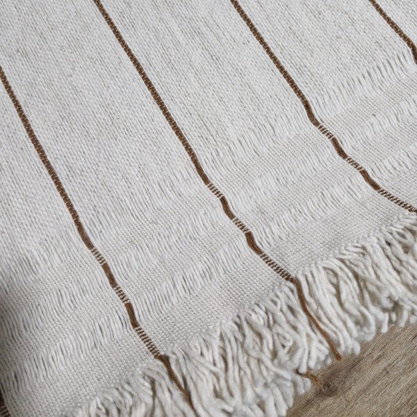 Producto - Manta Nativa Líneas Marrones - 2