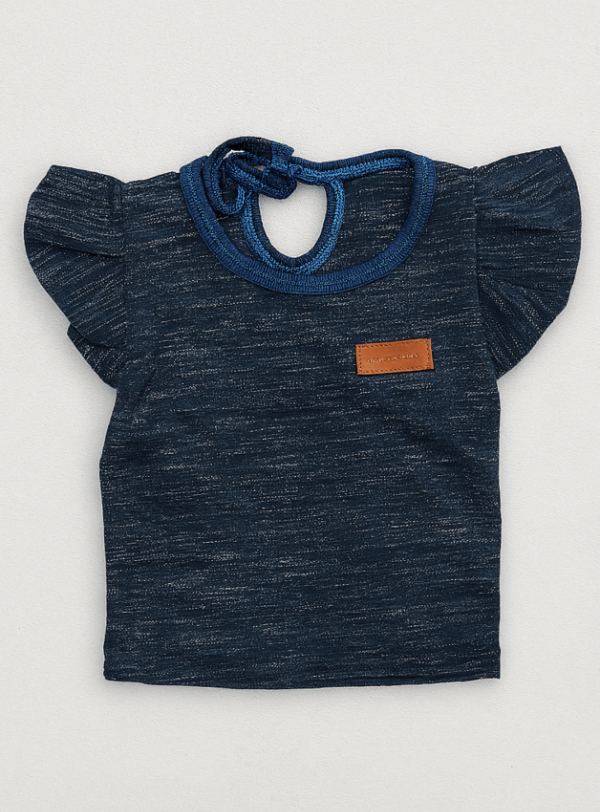 Producto - Remera Azul Volados Beba