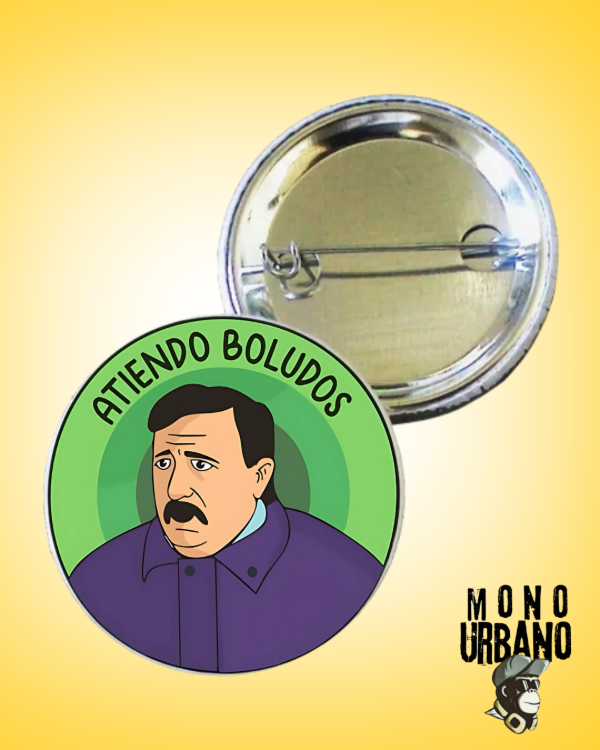 Producto - Atiendo Boludos, Pines