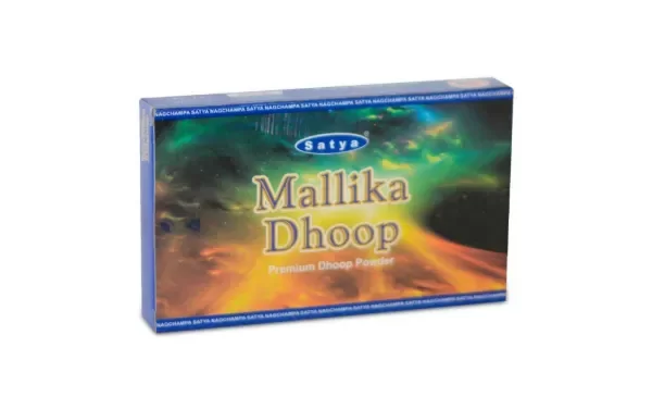 Producto - POLVO PARA CONO AROMATICO MALLIKA SATYA 75GR