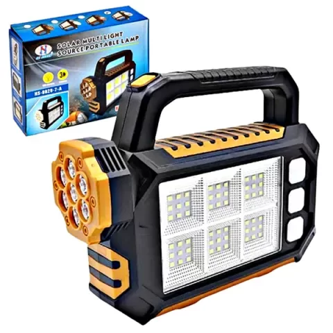 Producto - Linterna Solar Portátil Recargable Cob Led