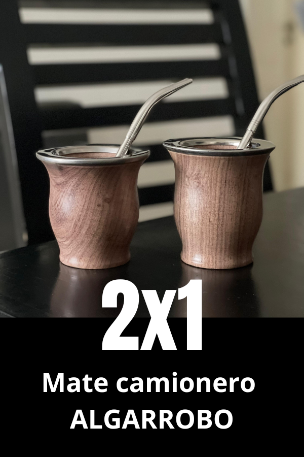 Producto - 2x1 Mate camionero ALGARROBO