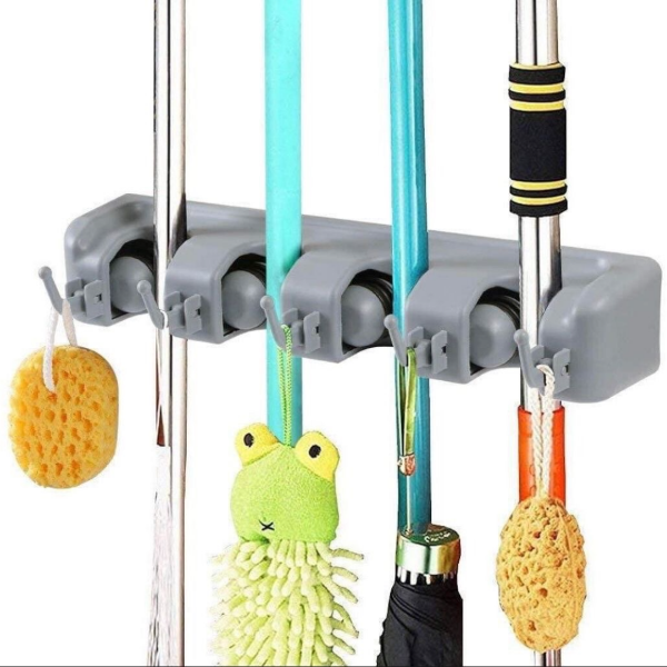 Producto - Escobero Soporte Porta Elementos Escoba 4 Div