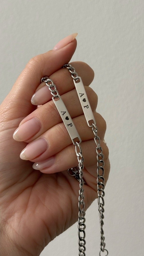 Producto - Pulsera mini rolo barrita para grabar UNIDAD ACERO QUIRÚRGICO - 0