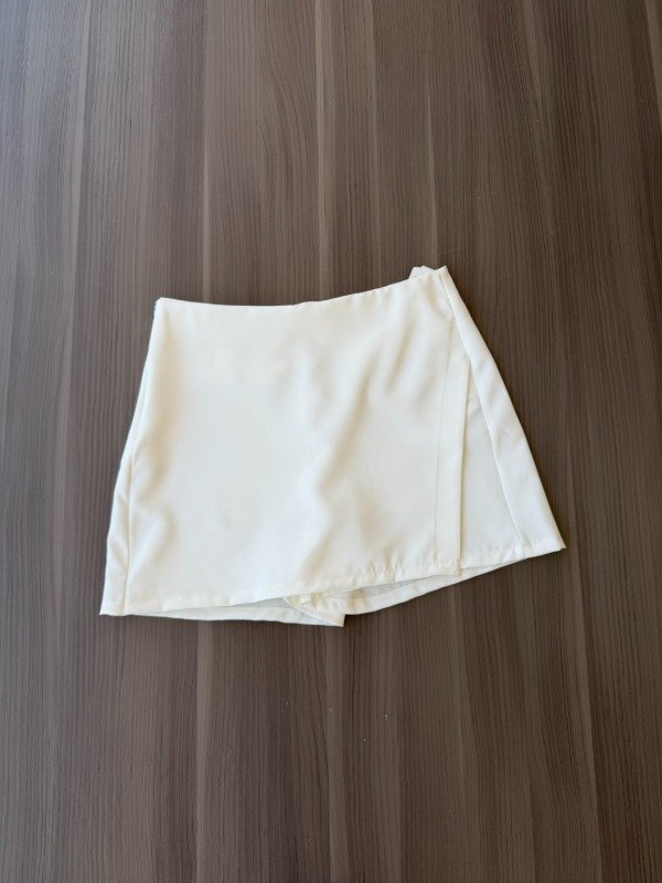 Producto - Pollera sastrera Malika blanca - 0
