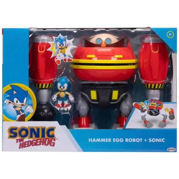Producto - Sonic The Hedgehog Deluxe Hammer Egg Robot and Sonic Playset