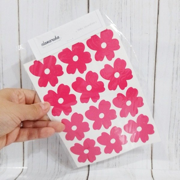 Producto - Plancha de flores adhesivas 2