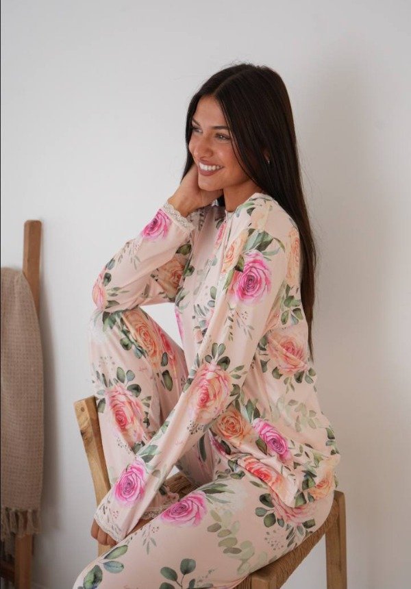 Producto - Pijama Flor de durazno