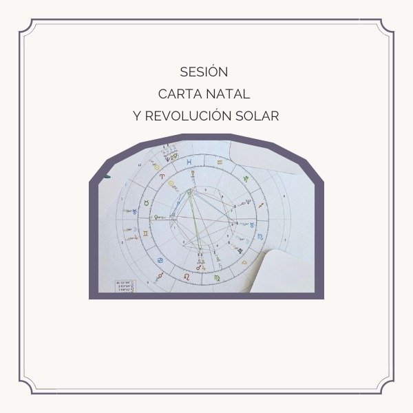 Producto - SESIÓN CARTA NATAL Y REVOLUCÓN SOLAR