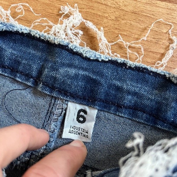 Producto - Short Jean Gastado 6A - 1