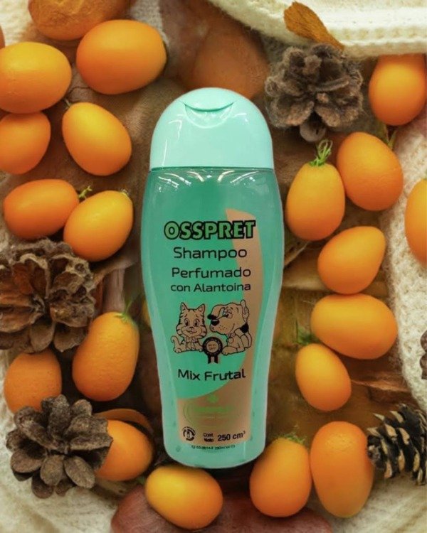 Producto - Shampoo para Mascotas Osspret Perfumado con Alantoina Mix Frutal 250cms3