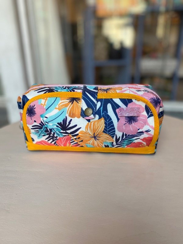 Producto - Cartu-neceser con solapa Flores - 0