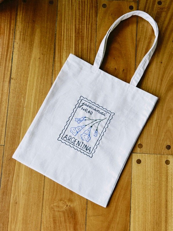 Producto - tote jacarandá