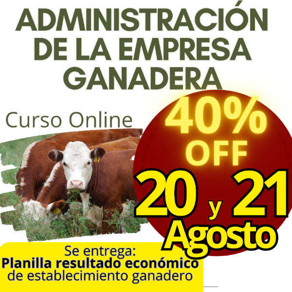 Producto - Curso online Administración de la Empresa Ganadera