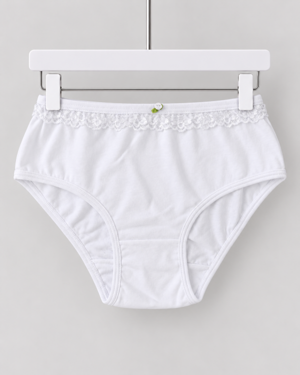 Producto - Bombacha Romántica Blanca