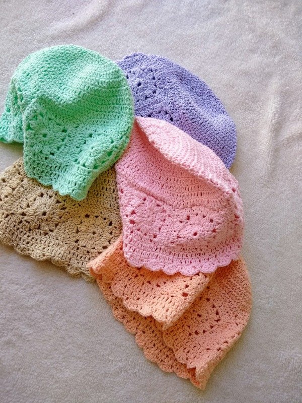 Producto - Gorrito crochet lisos