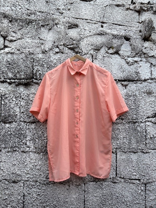 Producto - camisa vintage salmón claro