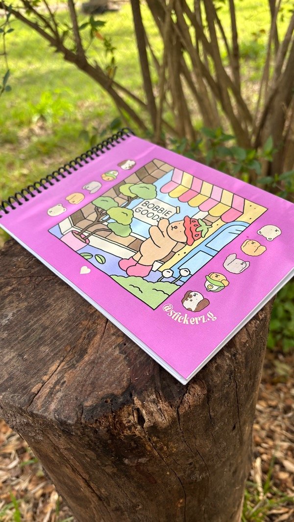 Producto - LIBRO COLOREABLE BOOBIE GOODS - VIOLETA