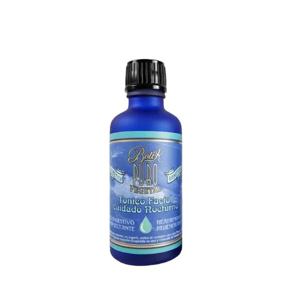 Producto - Tónico Facial Cuidado Noche Vegano Sin Gluten Botik Puro 50 ml