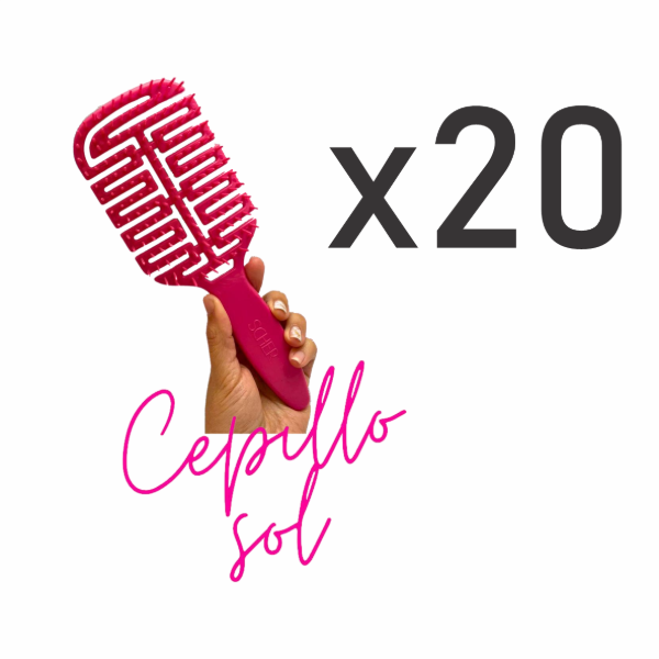 Producto - CEPILLO ANTI FRIZZ DESENREDANTE SCHER SOL X 20 UNIDADES