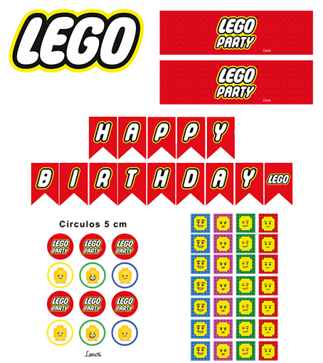 Producto - Kit Imprimible Lego