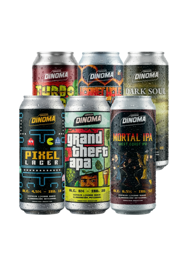 Producto - Pack X6 "Arcade" - Dinoma