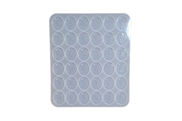 Producto - Molde Dijes Abecedario Cursiva