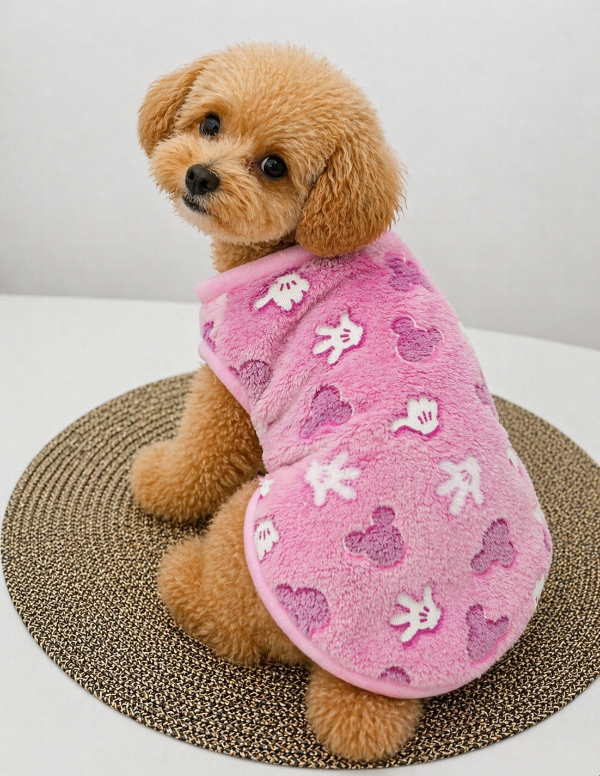 Producto - Abrigo Mickey rosa luminoso