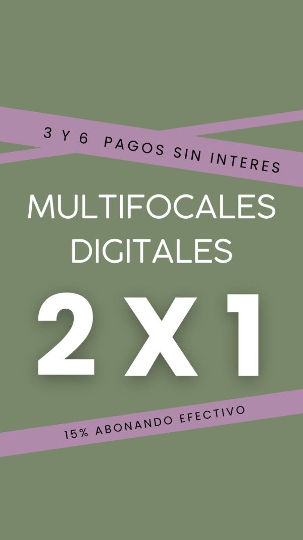 Producto - Multifocales Digitales  2 X 1